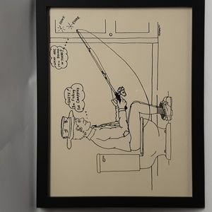 Whimsical Fishing Sketch